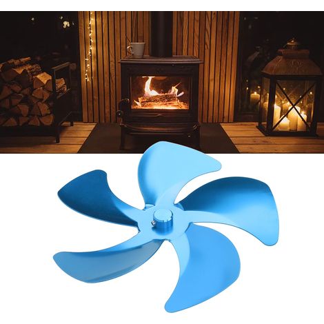 Kaminventilator-Zubehör, Ventilatorflügel aus Aluminiumlegierung, blau (1/5)