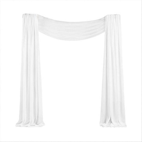 Tissu pour arche de mariage 29,5 pouces x 19,6 pieds pour cérémonie de mariage (1/5)
