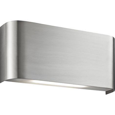 Applique MATCH BOX LED 2L 10W 978lumens 3000k métal argent satiné up et down (1/3)
