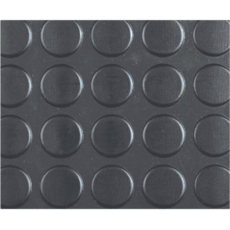 Pavimento gomma nero rotolo mt.10x1,2 spessore mm.3 peso kg.3,8 al mq