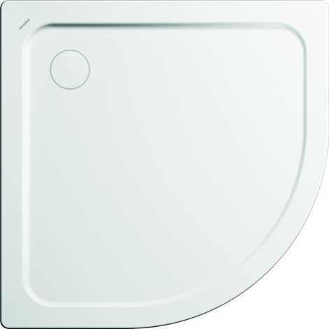 Arrondo Viertelkreis-Duschwanne 90x90x2,5cm, manhattan