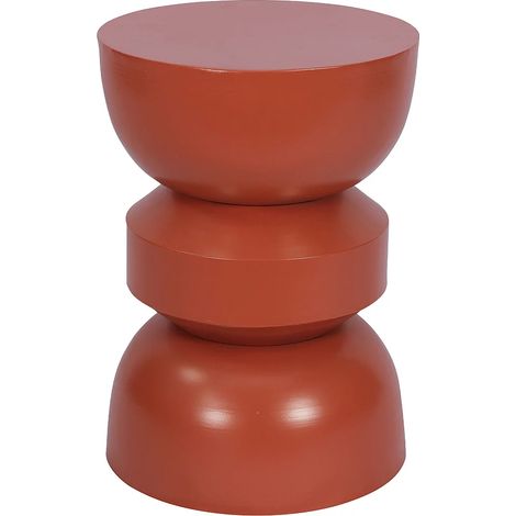 Tavolino da giardino in metallo Terracotta - TOQO di MYLIA (1/4)