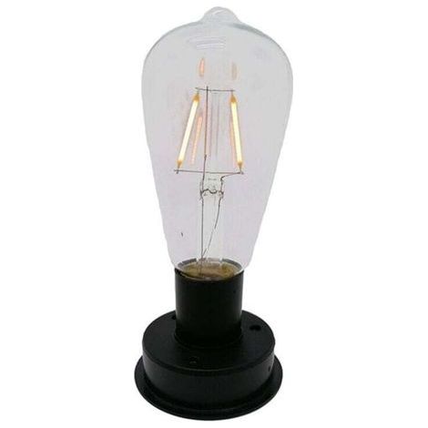 1Pc Solaire LED Ampoule à Filament de TungstèNe Lampe 2800K Capteurs LumièRe Automatique ClôTure Veilleuses pour Jardin (8.5Cm) (1/4)