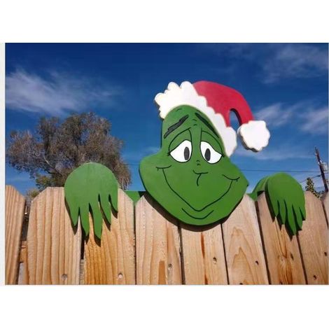 Stores, pelouse et jardin parfaits et durables, décoration de Noël extérieure (sorcière verte)