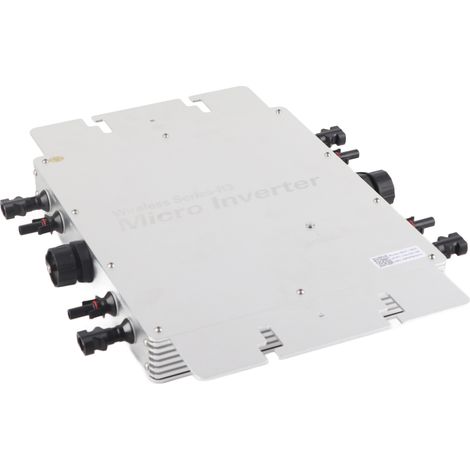 Onduleur Photovoltaïque Micro WVC-1600, Aluminium, 370mm, IP65, MPPT, Connexion WiFi, 1550W, 1600W, 120/230V Automatic Identification, 1 unité (1/4)