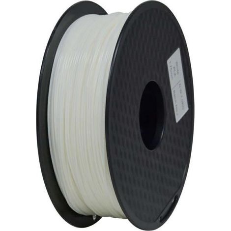 Filament 3D 1.75mm 1KG PLA Imprimante 3D Filament Blanc Tronxy (1/5)