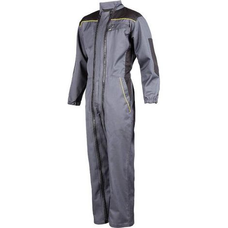 Combinaison de Travail Enfant Arthur - Taille 14A - Gris/Noir - Résistant et Confortable - D-Work