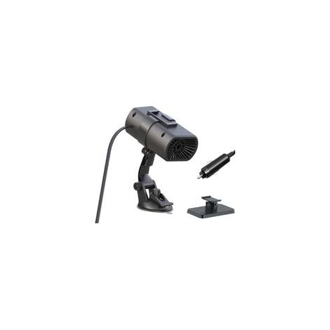 200w Chauffage d'Habitacle 12V Démisteur avec Ventilateur,Dégivreur De Pare brise 2 En 1 Avec Support À Ventouse Pour Camion Camping car Fenêtre Hiver (1/5)