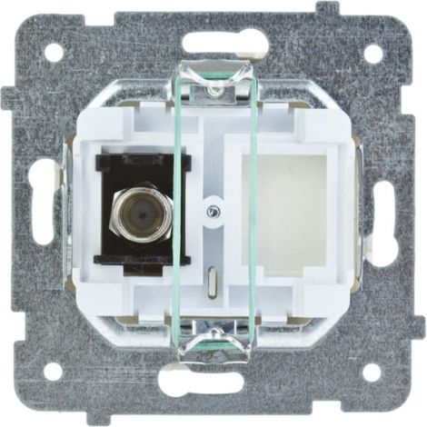 Support d'antenne simple Karo F écru perle GPA-1SF/m/42