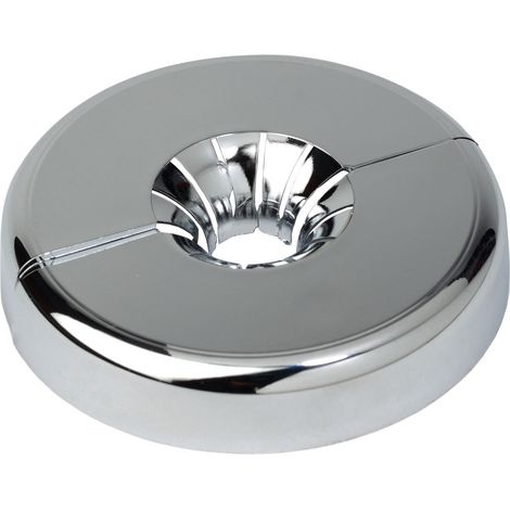 Plaque universelle en ABS couleur chrome pour tuyaux Ø12 ÷18 mm Giacomini T175DX001  Chromé (1/2)