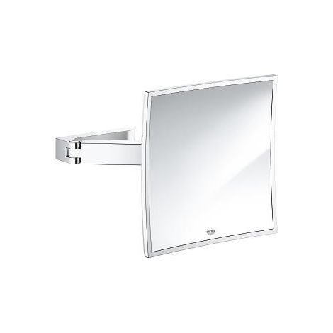 Grohe Selection Cube Espejo de aumento cosmético x3, Cromo /Espejo (40808000)