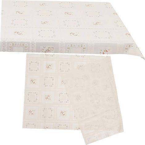 Nappe en PVC Imperméable 70x136 Cm Rectangulaire Résistante à L’Huile Protection De Table La Cuisine Repas Réutilisable (1/5)