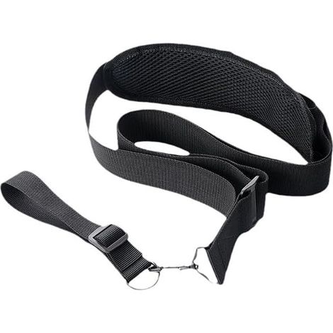 Strimmer Harness, Comfortable Harness for Strimmer and Trimmer, Nylon Shoulder Strap, Adjustable, Compatible with Most Brands for Heavy Duty Gardening, Black (1/5)