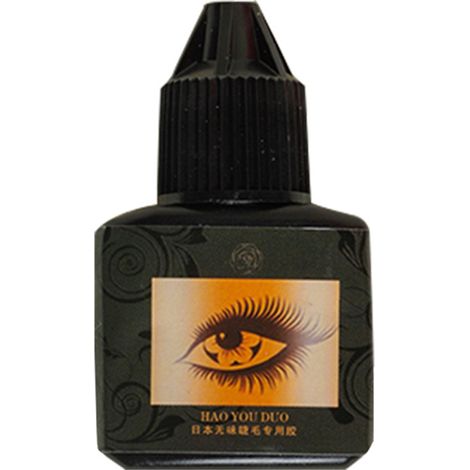 Colle extension de cils individuelle 10ml, adhésif longue tenue pour pose de faux cils, colle professionnelle grafting durable (1/5)