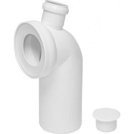 Raccordo per tubo di scarico per WC da 110 mm con ingresso laterale da 50 mm (1/2)
