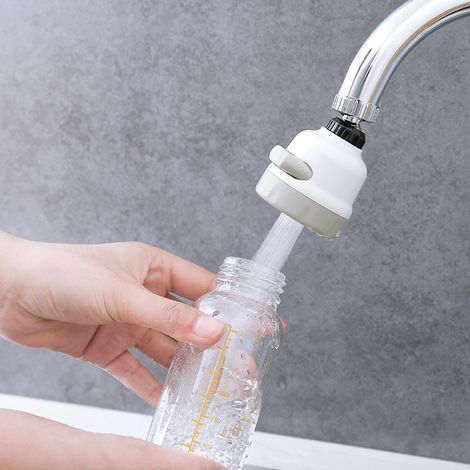 Pommeau de douche de cuisine à 3 niveaux avec jets d'eau, économiseur d'eau (1/5)