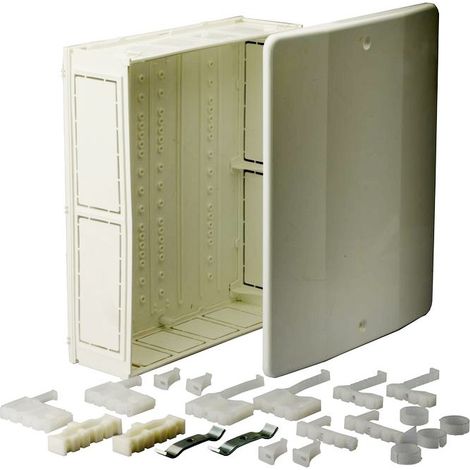 AC 850 Cassetta in plastica dim. 260x400x95 mm con fondo e kit di fissaggio per collettori complanari e componibili SAM-040 (1/3)