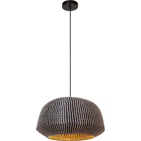 Lampe suspendue en herbe marine Maduka Ø 47cm - noir - 10450/47/30 (1/2)