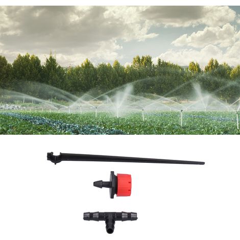 Système d'irrigation de jardin 50 m, kit de buses goutte à goutte pour tuyau 4/7, raccords d'irrigation automatiques (1/5)