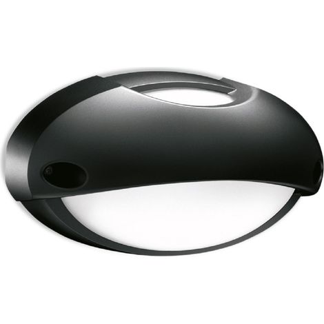 Lombardo airy top ovale 300 plafoniera parete nero e27 lb82322 (1/4)
