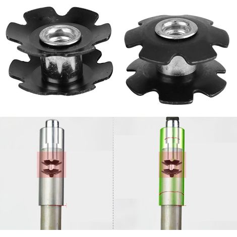 Écrou de direction pour fourche avant vélo 28.6mm, pièce de réparation pour vélo sans filetage