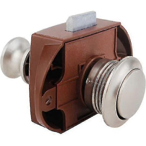 Serrure de porte de sécurité, lot de 1 unité, 15 à 18 mm, 26 mm, alliage de zinc, 15a, actionnée par pression.-AquaForge (1/3)