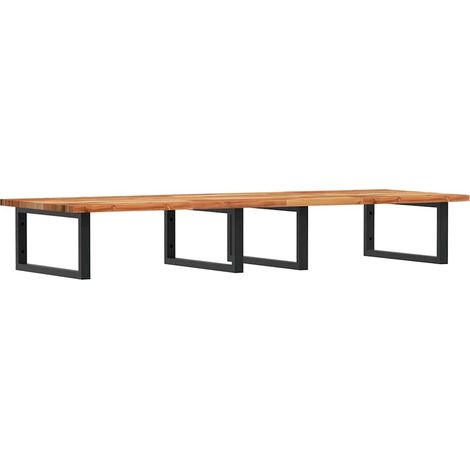 Maison Exclusive - Waschbeckenregal Wandmontage Stahl und Akazien