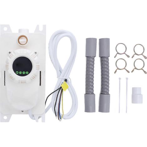 Pompe à condensats pour systèmes de climatisation, silencieuse, débit 100 litres/heure, hauteur de refoulement 1,2 mètre, tension 220 V CA, modèle PCT-100A 2025 (1/5)