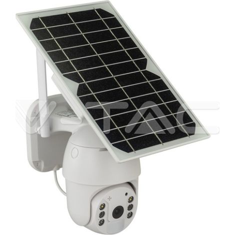Cámara exterior Solar 4G PTZ – 2MP – 8W – Vision Nocturne Color – IP65