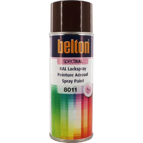 Bombe peinture - AUTO K - RAL 8011 - Brun noisette - 400 ml - Mat