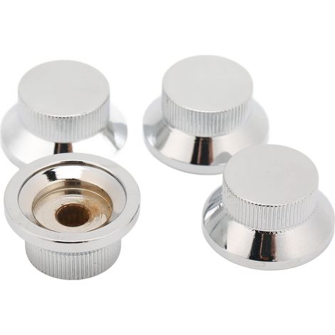 Potentiomètre métal 4 boutons pour guitare électrique et basse, contrôle volume et tonalité (1/5)