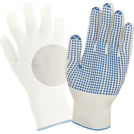 UVEX ARBEITSHANDSCHUH UNIGRIP 6620, GR.8, WEISS/BLAU 6013502