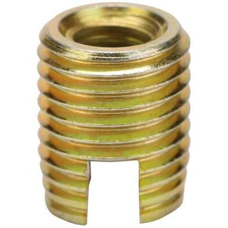20 pièces 302 accessoires d'insertion de filetage autotaraudant en acier au carbone (intérieur M8 1.25 extérieur M12 1.5) (1/4)