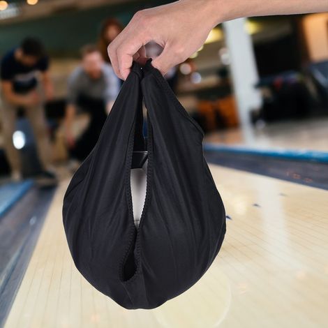 Sac de transport pour boule de bowling léger, étui de sport portable noir pour équipement de nettoyage