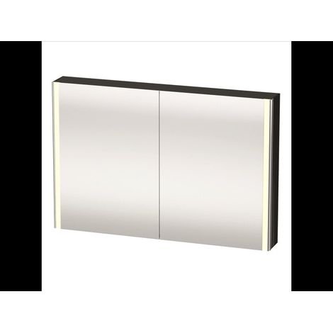 DURAVIT XS7114040401000 Armoire miroir Xsquare Noir