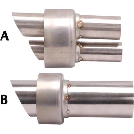 Silenciador universal para motocicleta de 54,5 mm, DB Killer, extraíble, reduce el ruido, sonido ajustable. (1/4)