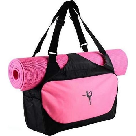 Sac de transport imperméable pour tapis de yoga, grande capacité, idéal pour le sport et la salle de gym. (1/5)