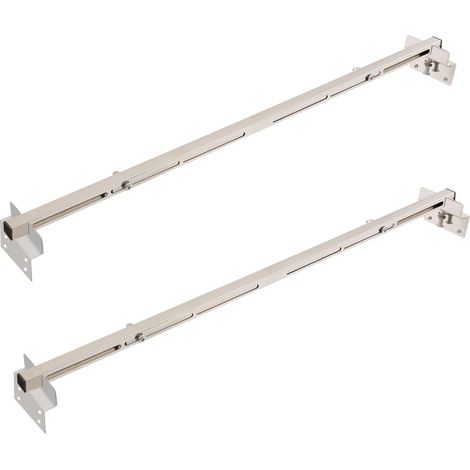 Support de lavabo réglable de 91 à 130 cm - En acier inoxydable 201 - Charge maximale de 150 kg (1/5)