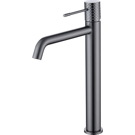 Monomando lavabo alto Génova black gun metal