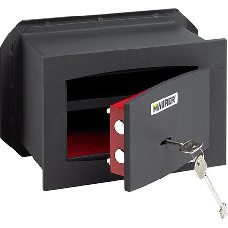 CASSAFORTE "MAURER" A MURO C/CHIAVE L26 P18 H15CM (1/2)