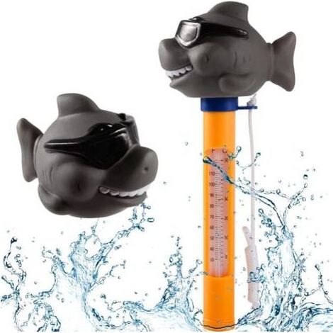 Poolthermometer, Poolthermometer mit Trageband, Cartoon-Wasserthermometer für Außen-/Innenpools, Badewannen, Whirlpools und Aquarien (1/5)