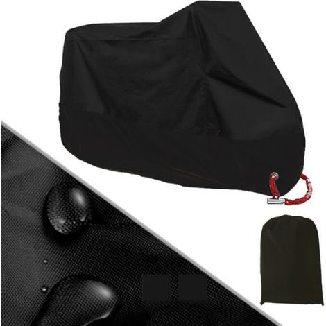 Housse de Moto - - XXL 245X105X125cm - Tissu Oxford 190T - Imperméable - Antipoussière (1/4)