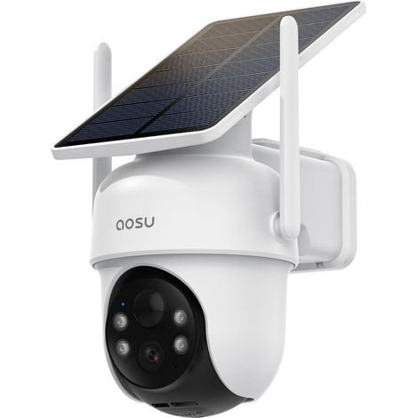 2K Camera Surveillance WiFi Exterieure sans Fil, Caméra Additionnelle, Étendez Votre Système, Nécessite Une Base 1.0 (Pas d’Utilisation Autonome) Une Peut Connecter Jusqu’à Caméras (1/5)