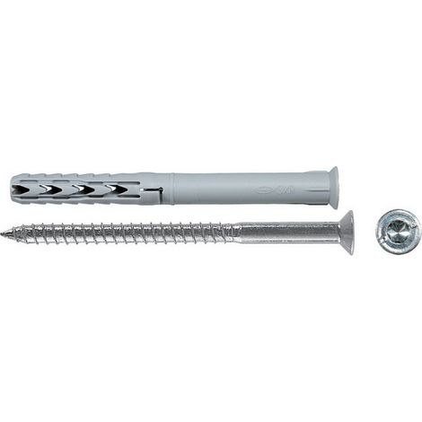 50 pz Fischer tasselli SXR-WT 6x60 mm tassello nylon con vite torx (1/2)