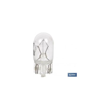 Pack mit 10 W5W 12V Lampen ohne Fassung