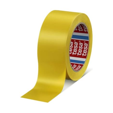 Ruban de Signalisation Jaune Tesa, 50mm x 33m x 0.15mm ( Prix pour 1 )