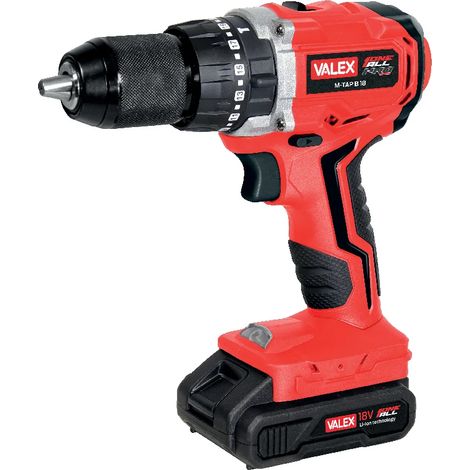 Trapano avvitatore a batteria BRUSHLESS con percussione 18V con batteria Li-Ion OneAll M-TAP B 18K2 1429446 VALEX (1/2)
