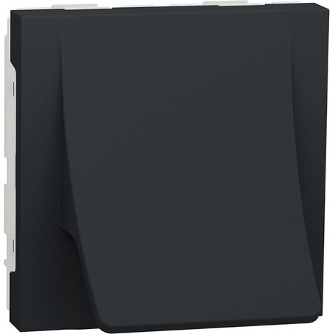 Sortie de câble Unica câble Ø 6 à 12mm 2 modules Anthracite mécanisme seul SCHNEIDER NU386254