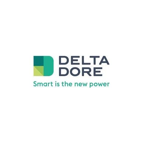 Delta Dore – Récepteur nanomodule radio – Variation d'éclairage phase neutre – Prise connectée pour contrôle à distance – Compatible avec systèmes domotiques