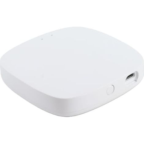 Passerelle sans fil Tuya ZigBee pour maison connectée, alimentée par USB, avec application mobile et télécommande (blanc). (1/5)